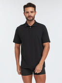 Jockey Men Classic - Pure Comfort Polo Shirt Pria - Poly Lyocell M06A