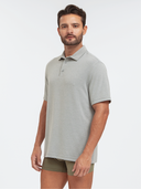 Jockey Men Classic - Pure Comfort Polo Shirt Pria - Poly Lyocell M06A